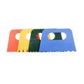 4 Pack Plastic Paint Scrapers - Multi-Purpose Sculpture and Pottery Tools