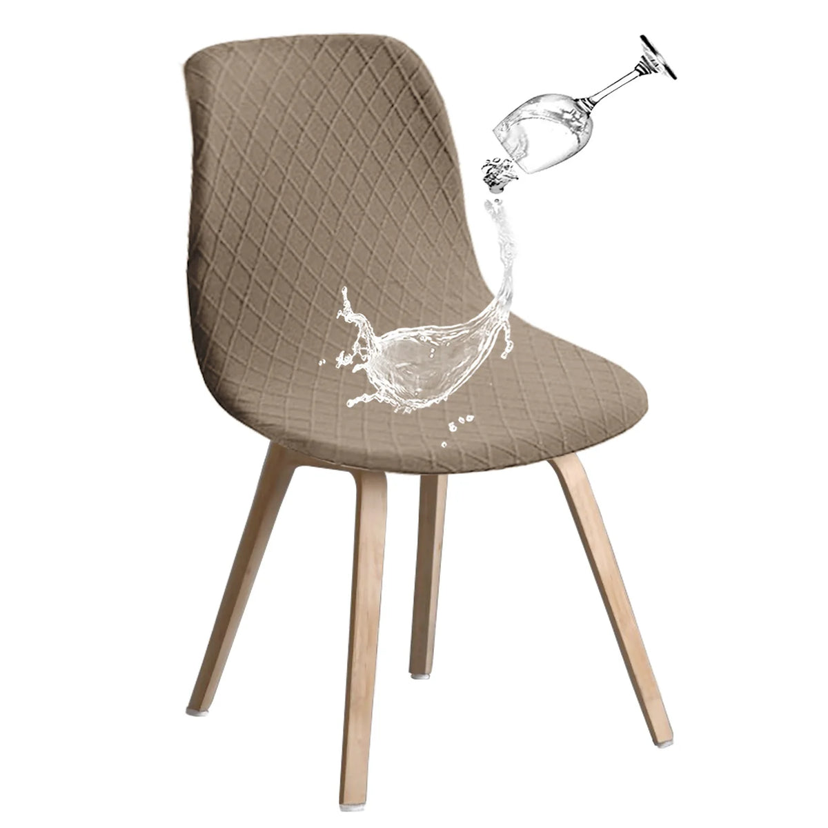 Waterproof Elastic Chair Cover for Dining, Bar, Hotel & Party Seating