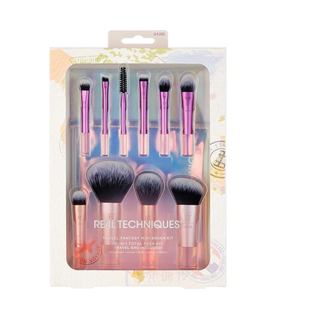 Makeup Brush Set with Eye Shadow, Powder, Concealer Tools - Female Beauty Kit