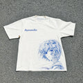 Neon Genesis Evangelion Ayanami Rei & Asuka Classic Style Short Sleeve T-Shirt Men Women
