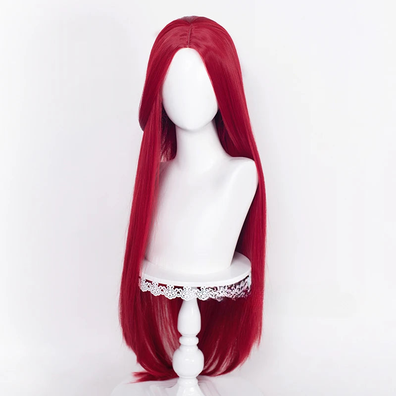 Long Straight Cosplay Wig 100cm Heat Resistant Synthetic Hair with Multiple Colors