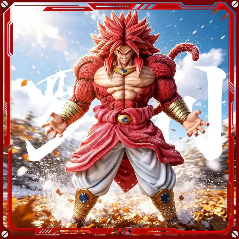 Dragon Ball Z Broly Super Saiyan 4 Anime Action Figure PVC Model Collectible