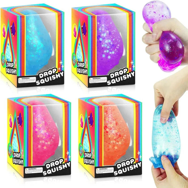 Relaxation Water Drop Pinch Ornament - Slow Rebound Office Decor Set