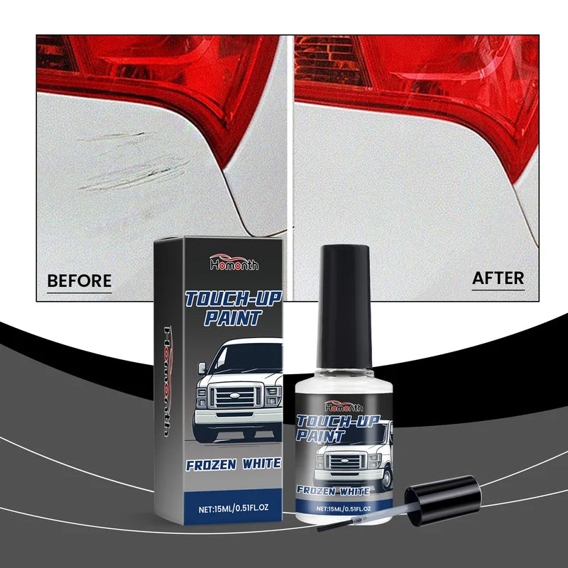 Car Touch-Up Paint Set - Pearl White Self-Brushing Scratch Repair 15/30/45/75ml