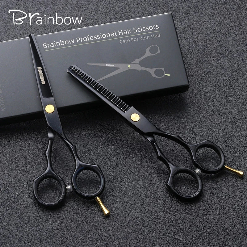 Professional Hair Cutting & Thinning Scissors - 5.5 Inch Salon Hairdressing Tools