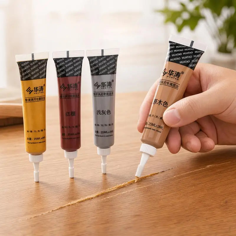 Multicolor Furniture Touch-Up Paint for Wooden Surfaces Scratch Repair DIY Kit - 20ml