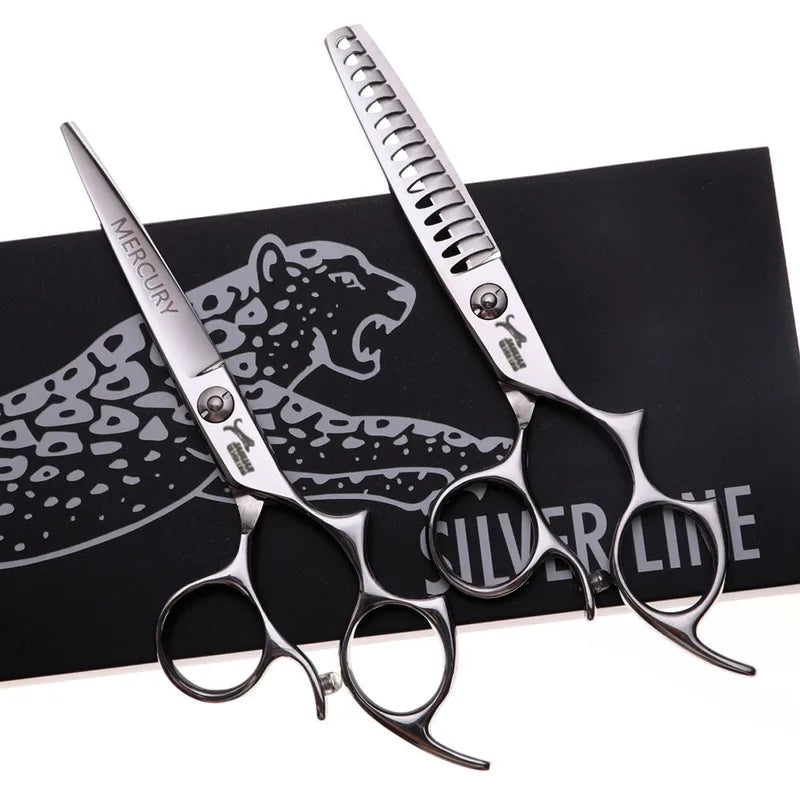 6 Inch Hair Cutting and Thinning Scissors Set Professional Salon Hairdressing Shears