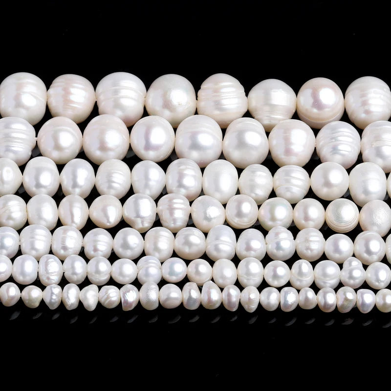 Natural Fresh Water Pearl Beads 3-11mm for Jewelry Making, Bracelets & Necklaces