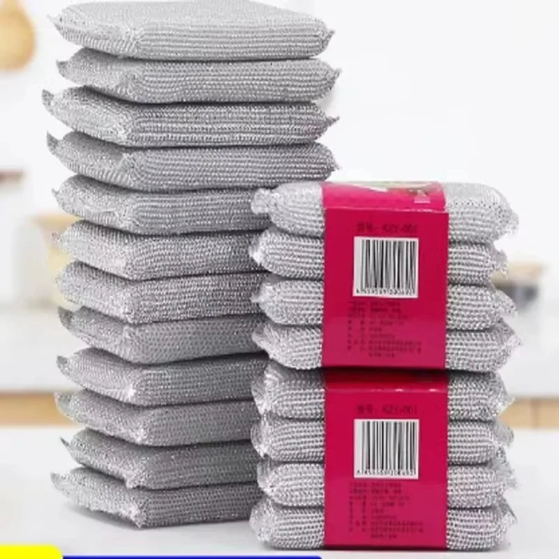Kitchen Dishwashing Sponge 4/8PCS Scratch-Free Pot Brush Household Cleaning Tool