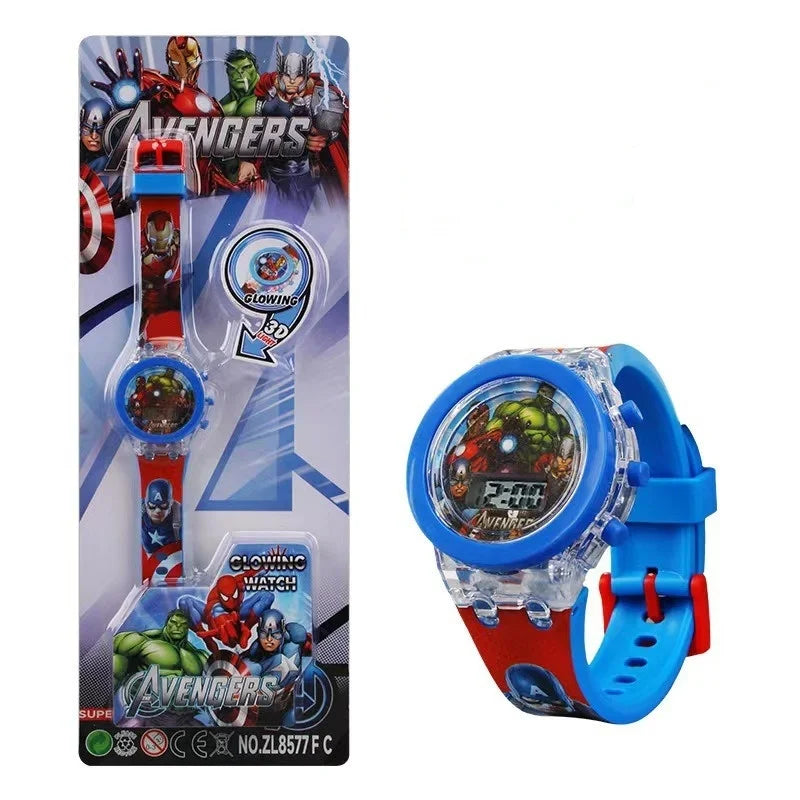 Children's Cartoon Electronic Flash Watch - Boys & Girls Student Gift