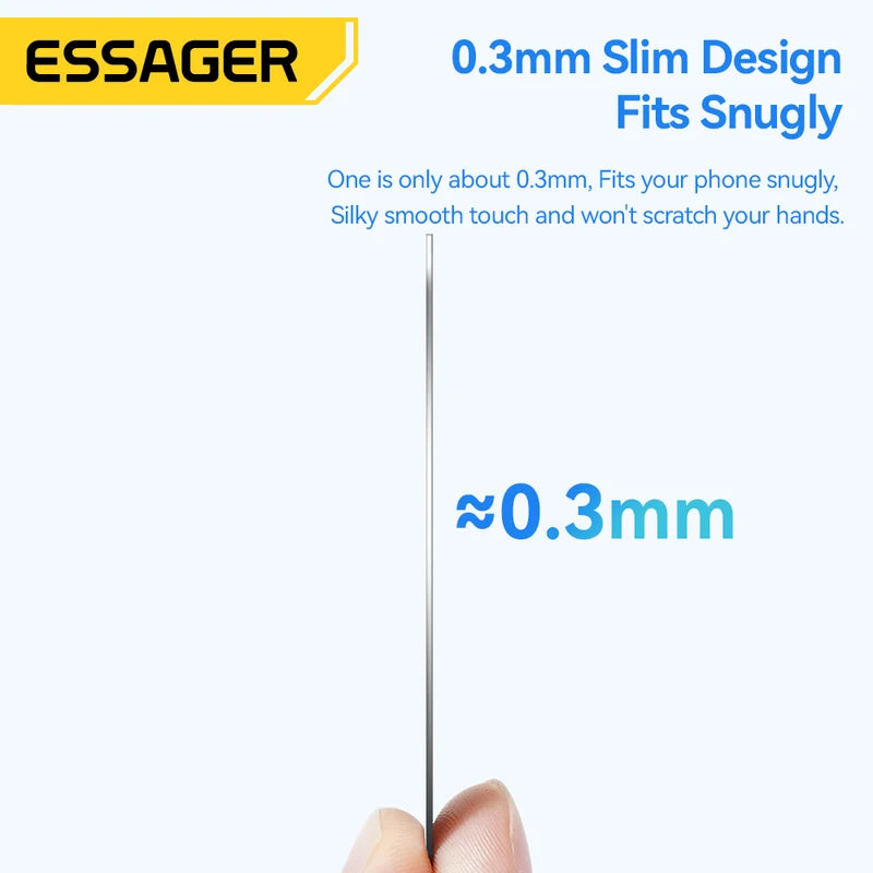 Magnetic Metal Ring for Magsafe & Wireless Charging – 2PCS Phone Plate Sticker