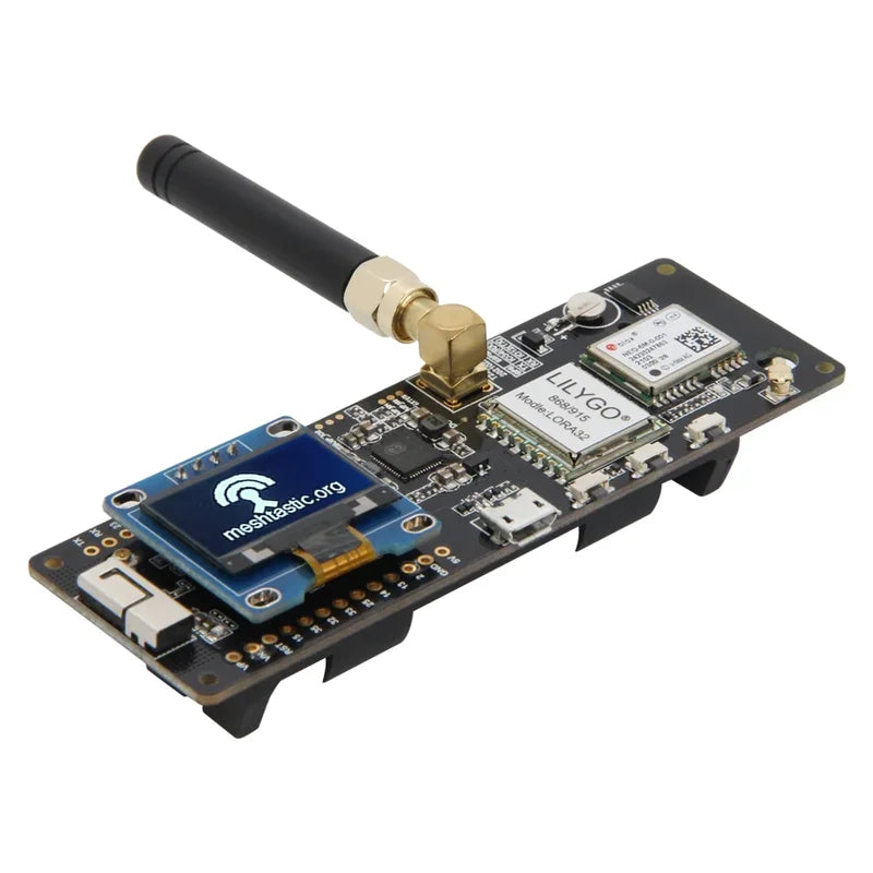 Wireless Development Board with LoRa, WiFi, Bluetooth, GPS & OLED Display