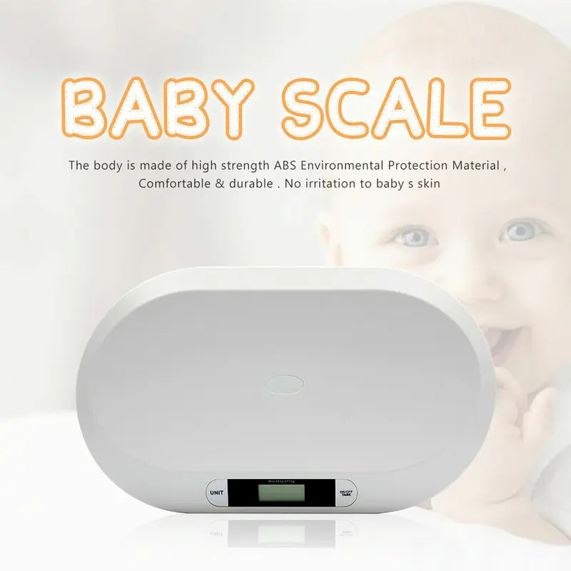 Digital Baby Scale 20kg Capacity with Tare Function for Infant & Pet Weighing