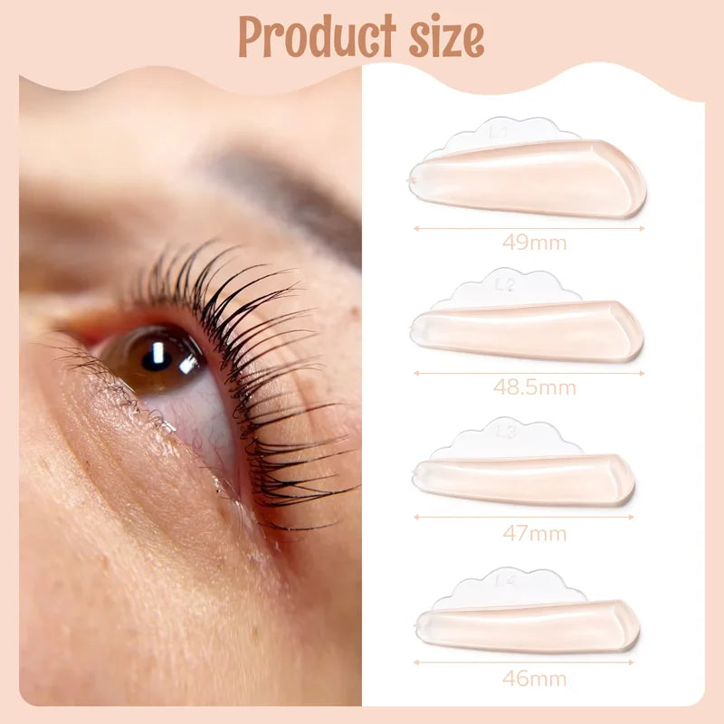 Silicone Lash Lift Pads - Curling Shields for Eyelash Perm & Lash Lift