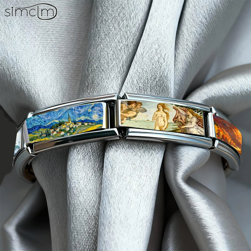 Colorful Italian Charm Bracelet Accessories for 9mm Women Jewelry DIY Gift