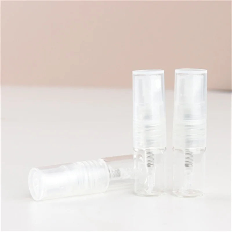 20/50/100/200pcs Refillable Glass Spray Bottles - Fine Mist Perfume Dispenser