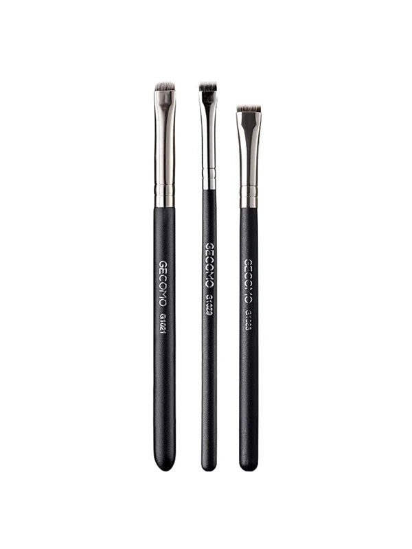 Eyeliner & Eyebrow Makeup Brush Set Flat Head Circular Arc Cosmetic Tools