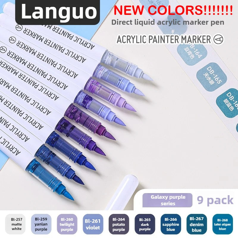 Liquid Acrylic Paint Pens Set for Rock, Ceramic, Stone & DIY Art