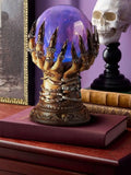 Gothic Skeleton Hand Crystal Ball LED Night Light - Witchcraft Home Decor