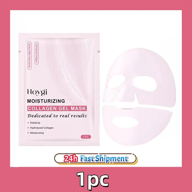 Deep Hydrating Collagen Gel Salmon PDRN Face Mask - Moisturizing & Anti-Aging Hydrogel Sheets