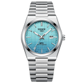 Men's Quartz Watch with Stainless Steel Mesh Strap - Waterproof Casual Business Wristwatch