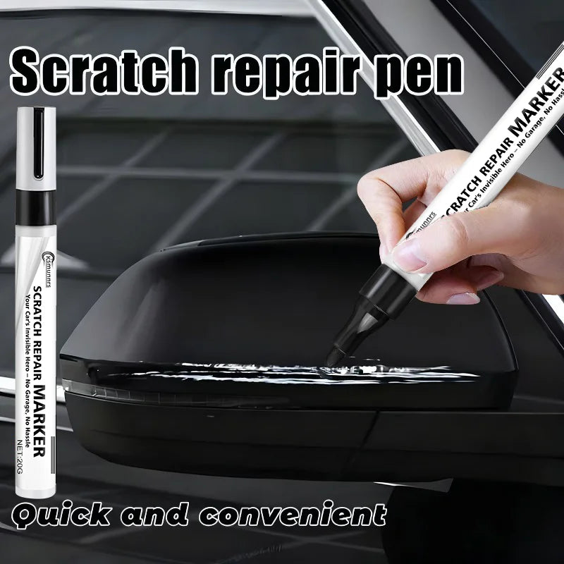 Multi-Color Car Scratch Repair Pen - Touch-Up Paint for Black, Gold, Silver