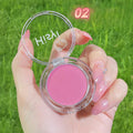 Waterproof Matte Cheek Color Makeup Blush Powder with Brightening & Contouring