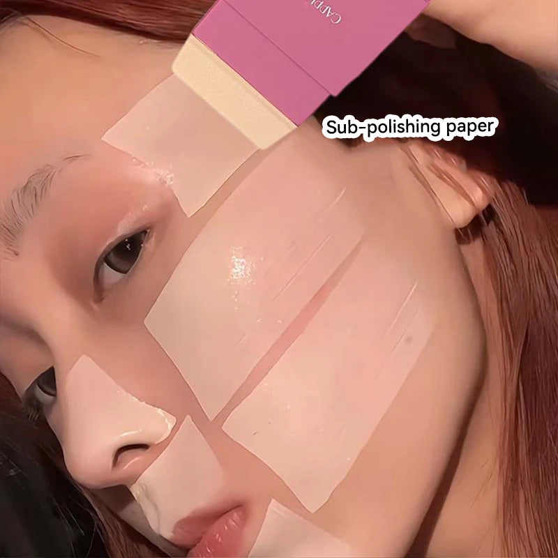 Portable Silicone Foundation Brush with Color Paper for Precise Makeup Application