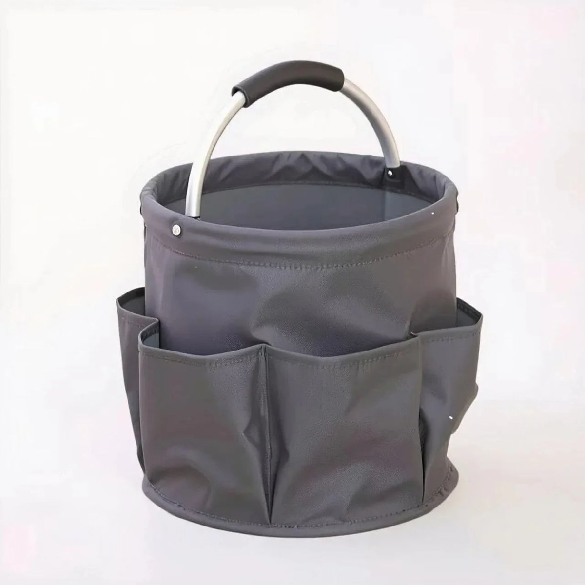 Large Folding Storage Basket with Handle - Picnic, Outdoor & Cleaning Caddy