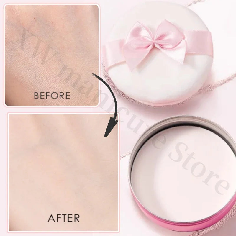 No-Removal Makeup Setting Powder with Moisturizing & Oil Control for Skin Care