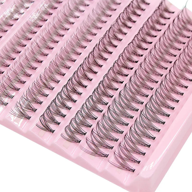 200pcs Natural Style Eyelash Clusters Mix 8-16mm Volume Mink Lash Extensions
