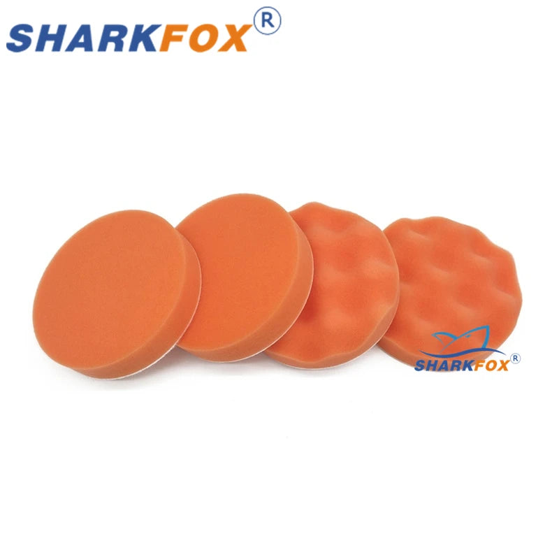 Car Polishing Pads Kit 5 & 6 Inches Sponge Buffing Waxing Buffer Auto Care