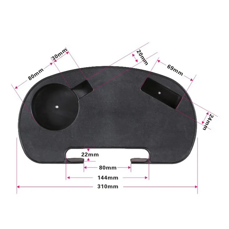 Universal Chair Cup Holder Snack Tray for Leisure Garden Recliners