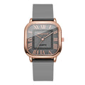 Women’s Casual Silicone Band Quartz Wristwatch with Roma Dial - Multiple Colors