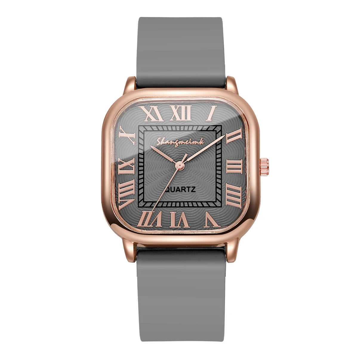 Women’s Casual Silicone Band Quartz Wristwatch with Roma Dial - Multiple Colors