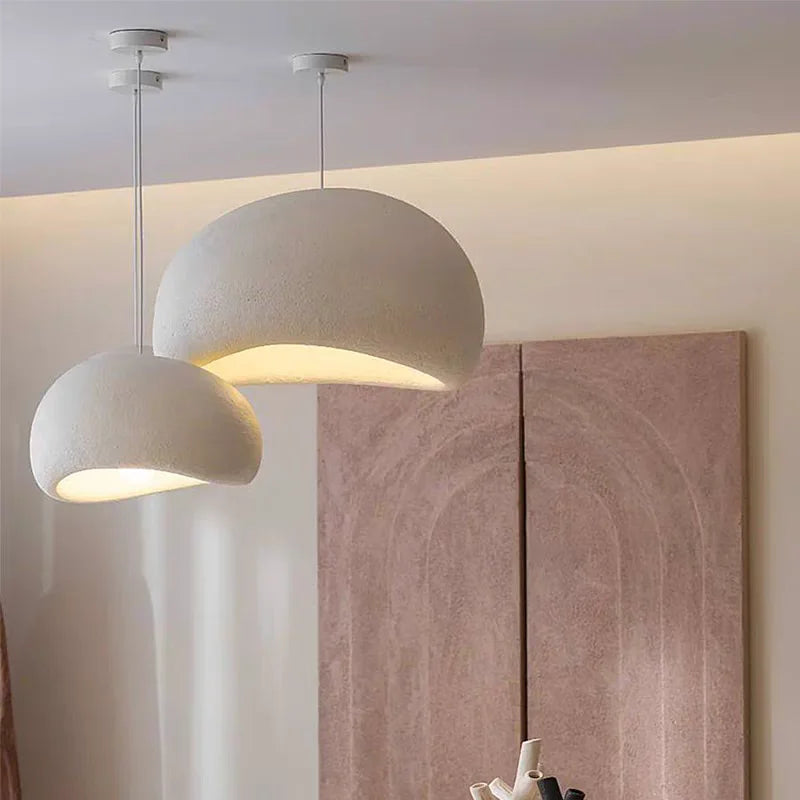 Nordic Wabi Sabi Style Pendant Light - E27 Chandelier for Dining & Bedroom
