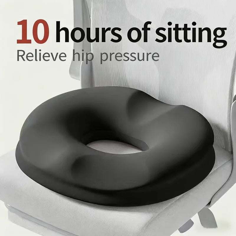 Donut Seat Cushion for Hemorrhoid Relief Memory Foam Tailbone Support Pillow