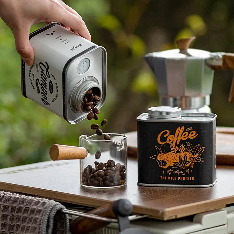 Sealed Coffee Bean Storage Jar - Moisture-Proof Kitchen Container