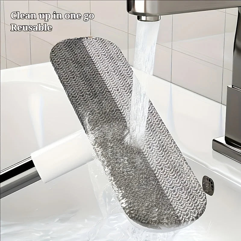 Magic Window Cleaning Brush & Pet Hair Remover with Retractable Double Rod