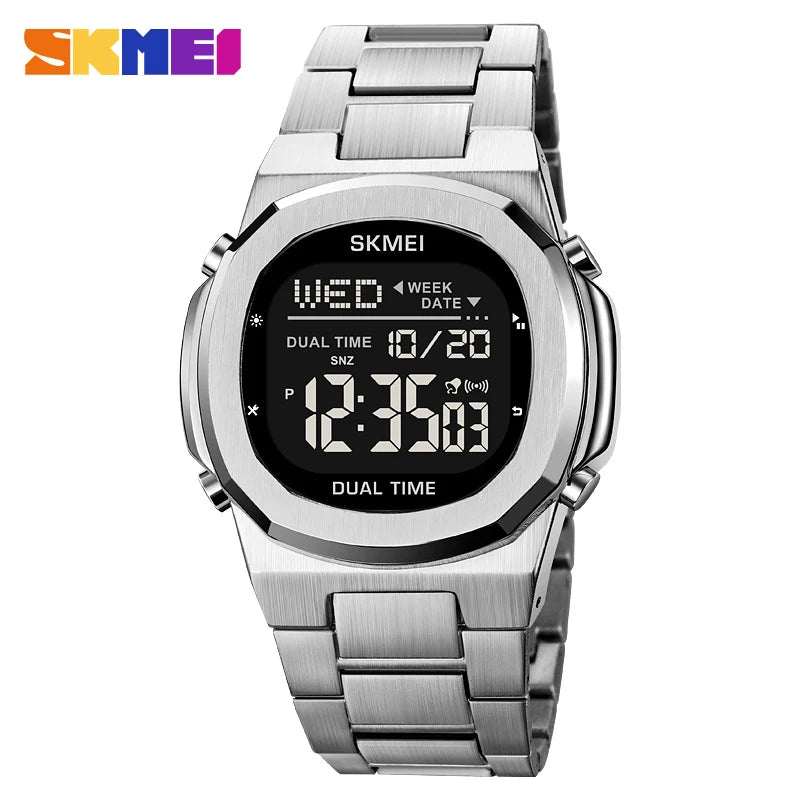 Digital Sport Watch Men Waterproof Multi-Function Wristwatch - LED Alarm & Calendar