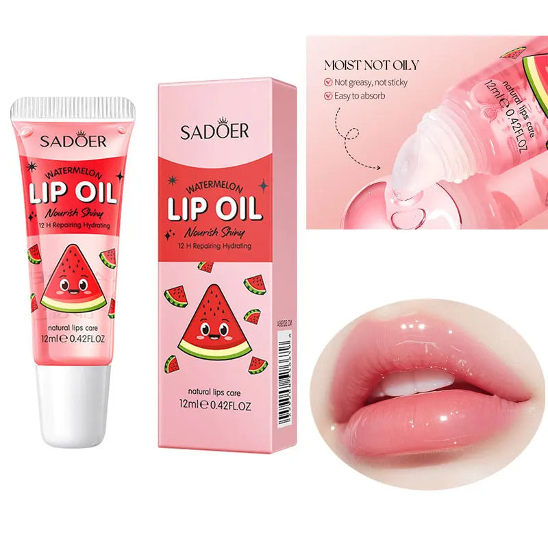 Nourishing Lip Oil for Moisturizing and Brightening Lips - Anti-Dry, Lightening Lip Lines