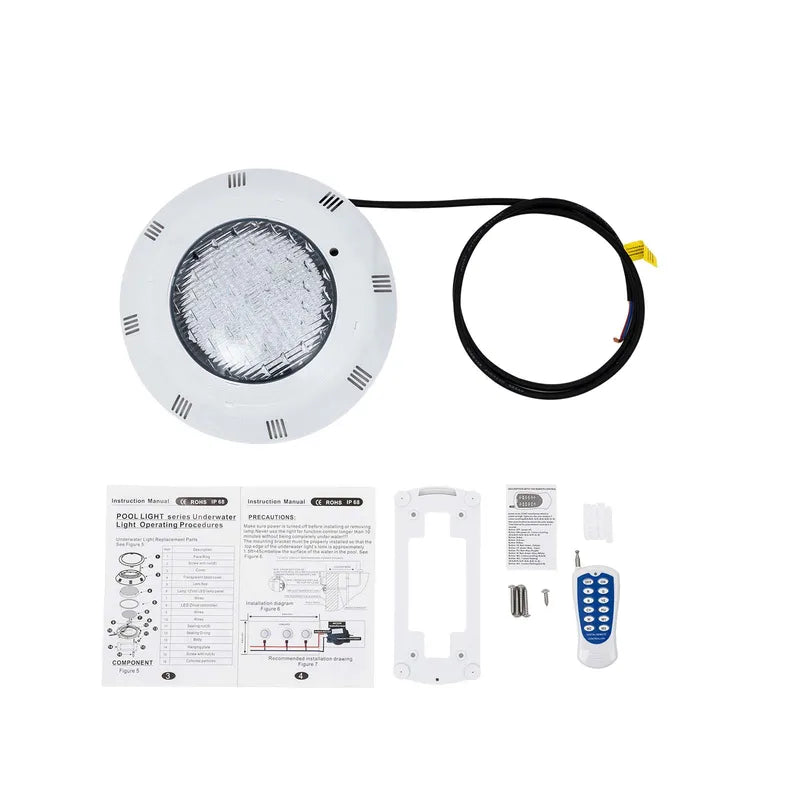 45W RGB LED Pool Light Waterproof Underwater Swimming Pool Lighting with Remote