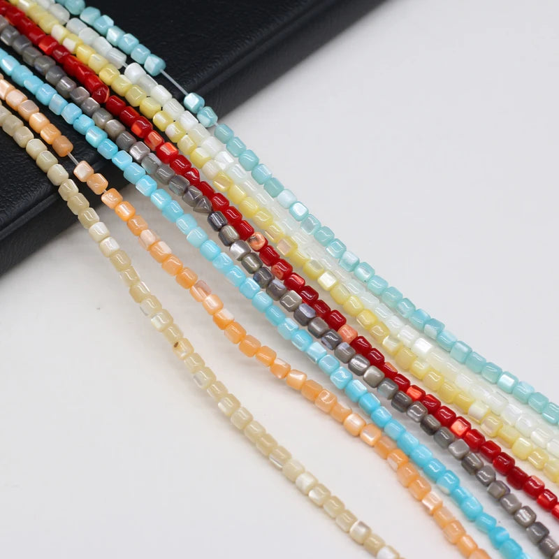 Natural Mother of Pearl Sea Shell Beads for Jewelry Making DIY Bracelets & Necklaces
