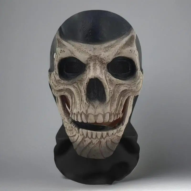 Halloween Ghost 3D Printed Full Head Mask - Cosplay Horror Party Accessory