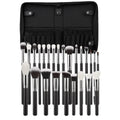 25-Piece Makeup Brush Set for Face & Powder - Suitable for Beginners & Pros
