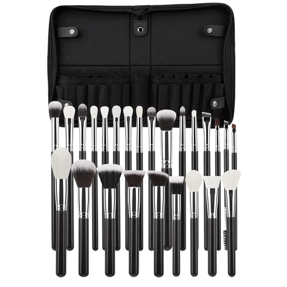 25-Piece Makeup Brush Set for Face & Powder - Suitable for Beginners & Pros