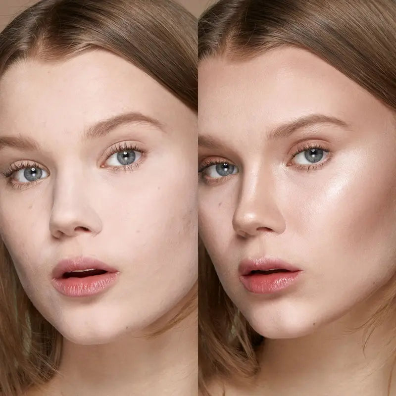 Contour & Highlighter Face Palette for Nose & Jawline Sculpting with Mirror
