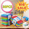 Multi-Size Double-Sided Dishwashing Sponges Kitchen Cleaning Tool Set