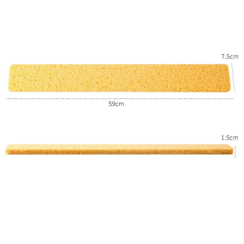 59cm Absorbent Wood Pulp Cotton Sink Sponge Pad - Cuttable Water Stopper