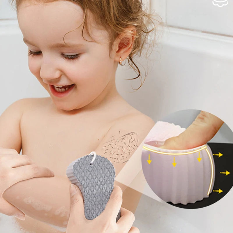 Children's Exfoliating Bath Sponge Body Dead Skin Remover Shower Brush